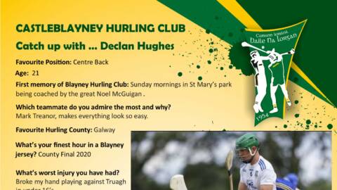 Catch up with Declan Hughes
