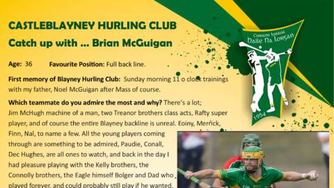 Catch up with Brian McGuigan