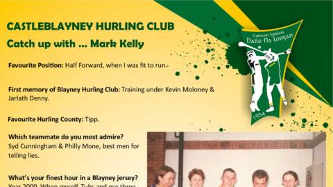 Catch up with Mark Kelly