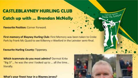 Catch up with Brendan McNally