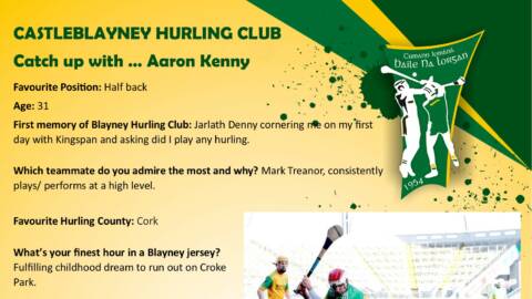 Catch up with Aaron Kenny
