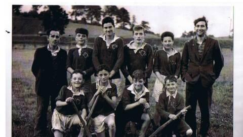 Juvenile team 1950's with Maurice Drum & Paddy Irwin
